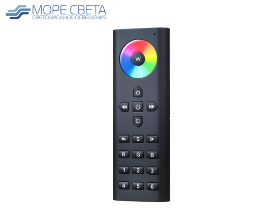 Пульт Lux SR-2819 (RGB+W, 6 зон, RF, Черный)