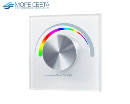 Панель врезная Lux SR-2836RGB (RGB, 1 зона, RF, 3V, Белая)