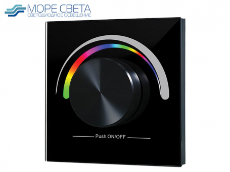 Панель врезная Lux SR-2836RGB (RGB, 1 зона, RF, 3V, Черная)
