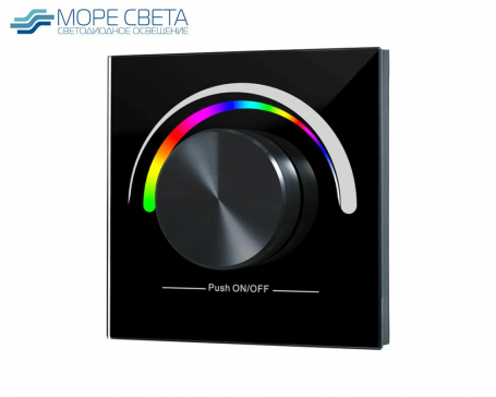 Панель врезная Lux SR-2836RGB (RGB, 1 зона, RF, 3V, Черная)
