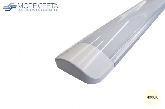 Накладной LED светильник DP-1.2м 36W 4000-4500K 220V матовый белый