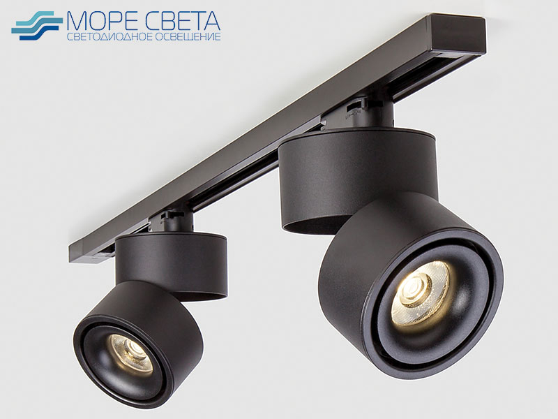 Р-Трековый LED светильник ES KLIPS 15W 4200K 220V 24° черный***