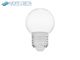 Светодиодная лампа ERAWL45 E27 1W 3000-3500K 220V теплая белая
