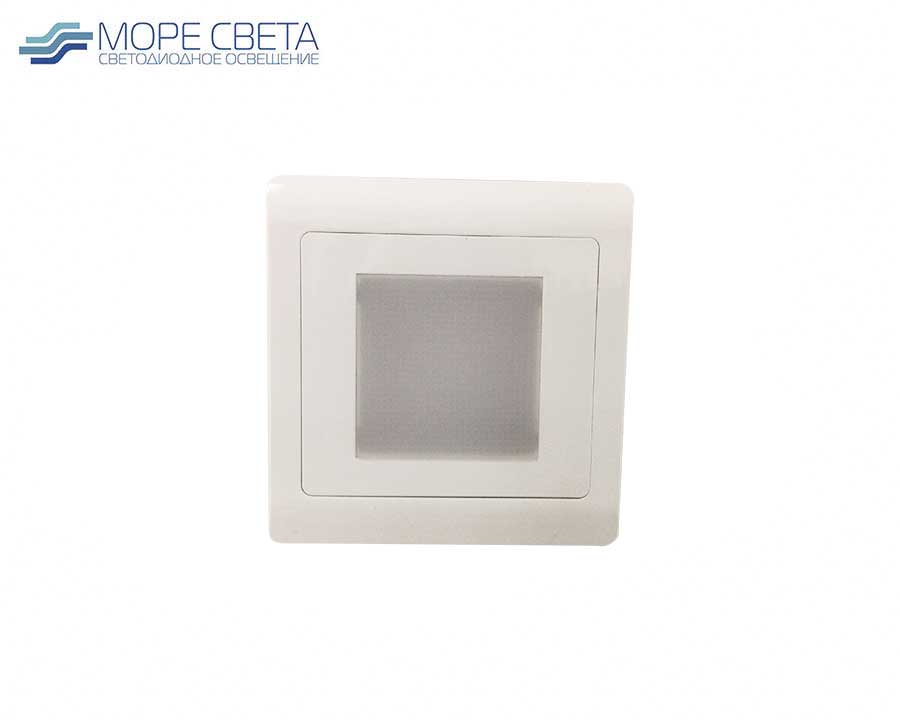 Лестничный LED светильник Elvan EL-303 3W 3000K IP20 квадрат белый***