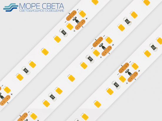 Светодиодная лента PRO SMD2835 112LED 10W 12V IP20 Теплая белая