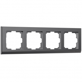Рамка Stark на 4 поста Werkel W0041864 Графит матовый