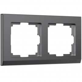 Рамка Stark на 2 поста Werkel W0021864 Графит матовый