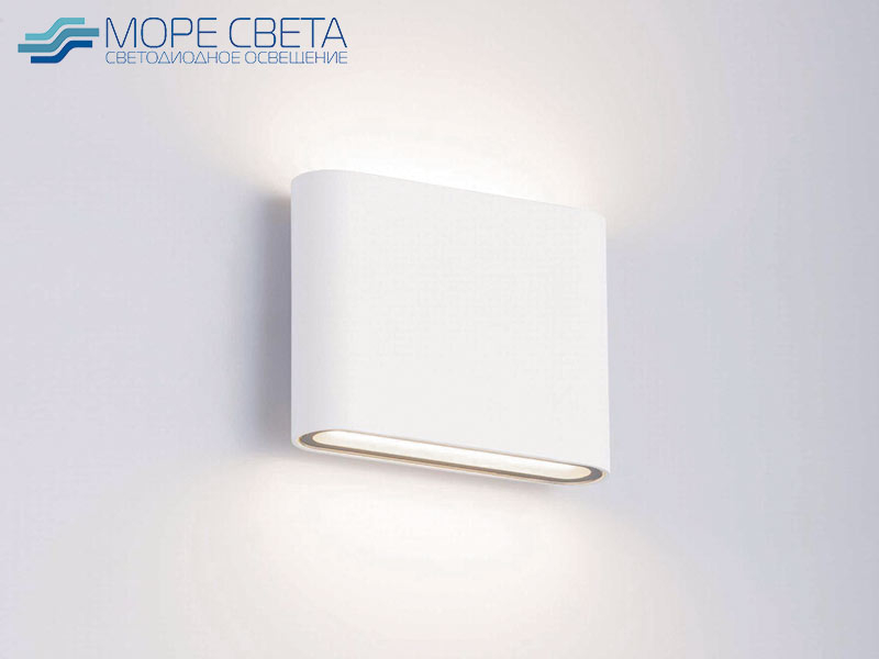 НоменклатураПрисоединенныеФайлы Настенный LED светильник SL-S1132-6-4K 12W 4000K IP54 белый