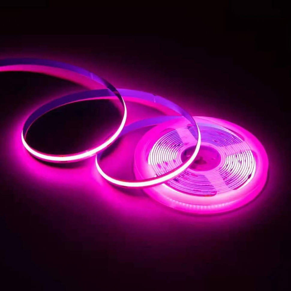 Светодиодная лента LK COB 19W 12V 300LED IP20 Розовая Светодиодная лента LK COB 19W 12V 300LED IP20 Розовая