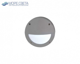 Накладной светильник Ecola B4140S под лампу GX53 IP65 Круг серый