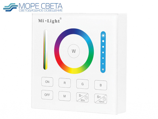 Настенная панель Mi-Boxer B0 (RGB/RGBW/CCT, 1 зона, RF, Белая)