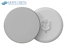 Накладной LED светильник Apeyron SPA 40W 4000K IP54 круг серебро