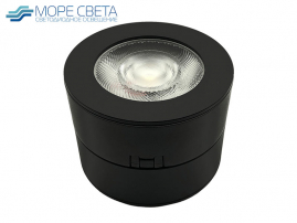 Накладной LED светильник SL-R10060B 12W 4000K 220V круг черный