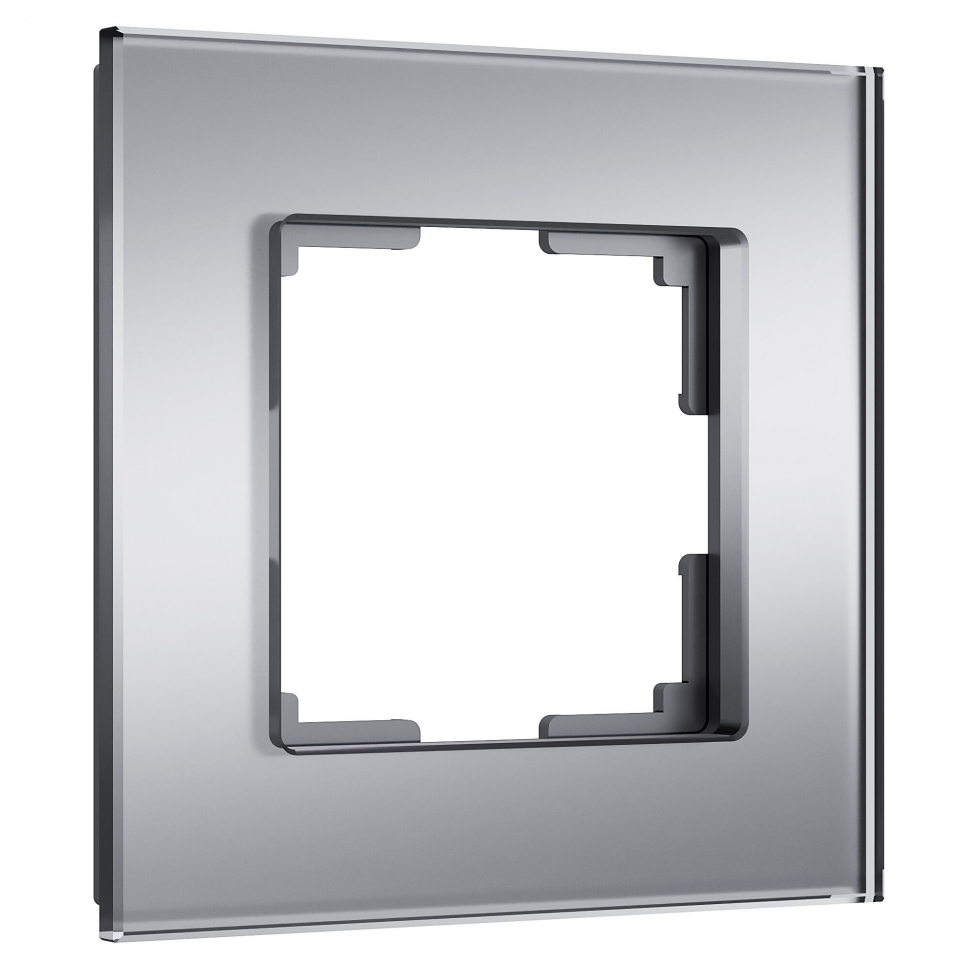 Рамка на 1 пост Senso Werkel W0013106 (Стекло матовое, серебро soft-touch)*** Рамка на 1 пост Senso Werkel W0013106 (Стекло матовое, серебро soft-touch)***