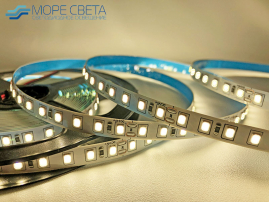 Светодиодная лента SL SMD2835 120LED 9.6W 24V IP20 Дневная белая