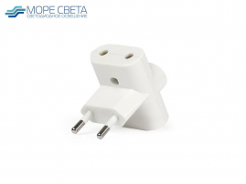 Разветвитель SBE-06-A04-3 на 3 гнезда под плоскую вилку 6A 250V белый