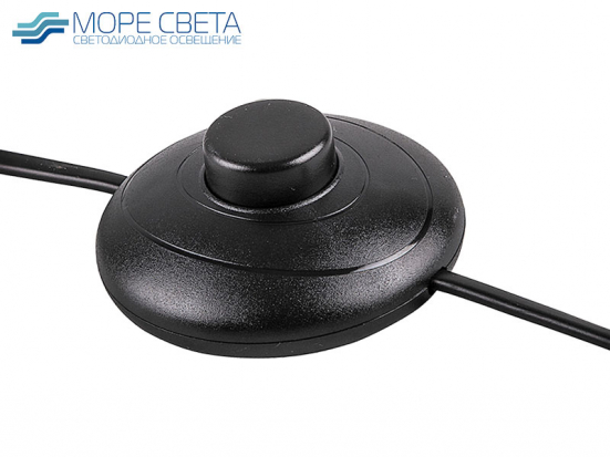Сетевой шнур FERON DM106 с ножным выключателем черный