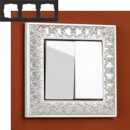 Рамка на 4 поста Werkel WL07-Frame-04 Матовый хром***