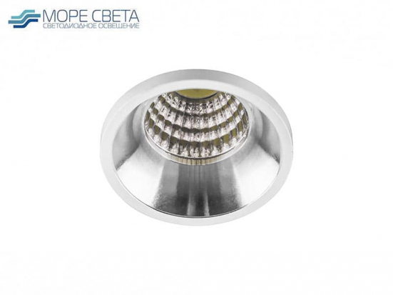 Встраиваемый LED светильник Feron LN003 3W 4000-4500K 220V Кург белый с хромом***