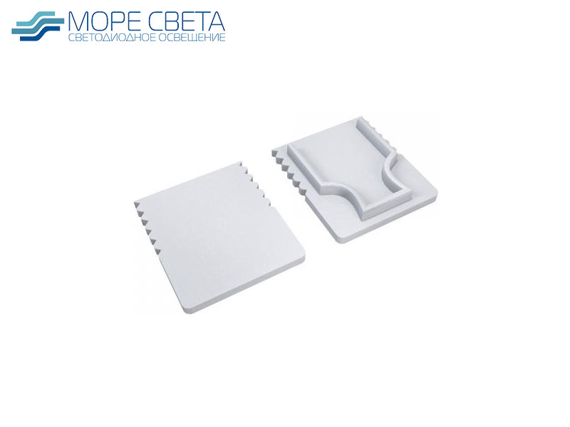 Комплект заглушек для алюминиевого профиля 8x9 (2шт)