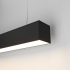 Подвесной линейный LED светильник P5050-1BK (40W, 220V, 4000-4500K, 1 метр, черный)