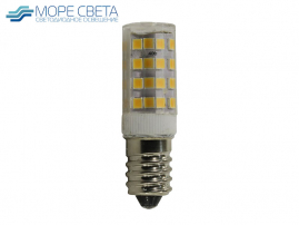 Светодиодная лампа E14 T25-CORN 5W 2700-3200K 220V теплая белая