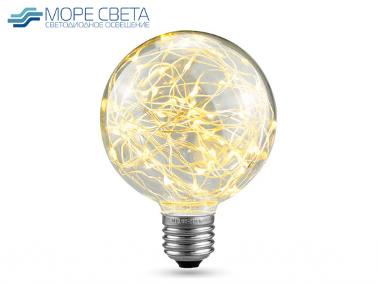 Декоративная LED лампа General G95 E27 1W 2700K теплая белая