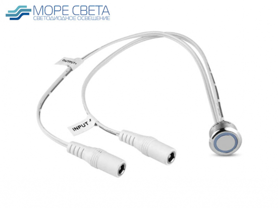 Сенсорный выключатель SL-WS-18T (Dimm, 4A, 12-24V, 48-96W, серебро)