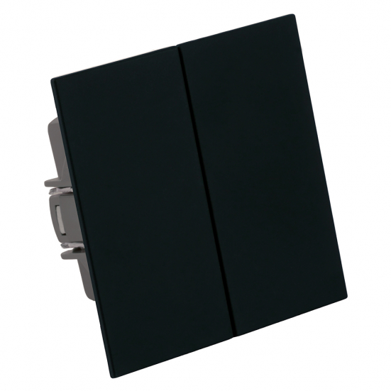 STEKKER МИЯ Переключатель (механизм) 2 кл  ЧЕРНЫЙ БАРХАТ  RSW10-3107-05 IP20