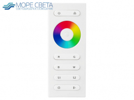 Пульт Lux SR-2839-W (RGB+W, 1 зона, RF, Белый)