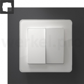 Рамка на 1 пост Werkel W0012701 Acrylic Белый