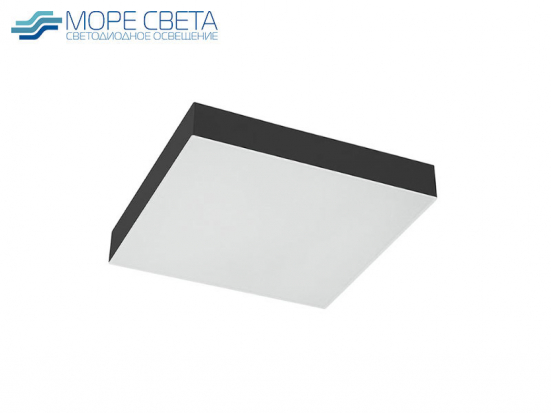 Накладной LED светильник Feron AL267 6W 4000K IP44 квадрат черный