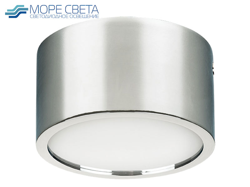 Архив------Накладной LED светильник Lightstar Zolla 211914 CH 10W 3000K 220V Круг хром***