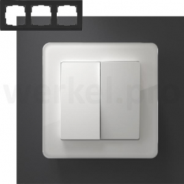Рамка на 3 поста Werkel W0032701 Acrylic Белый