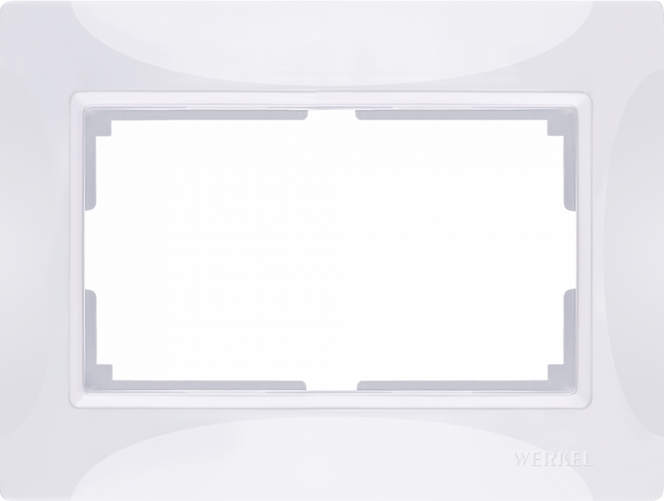 Рамка Snabb Basic для двойной розетки W0082001 Белый