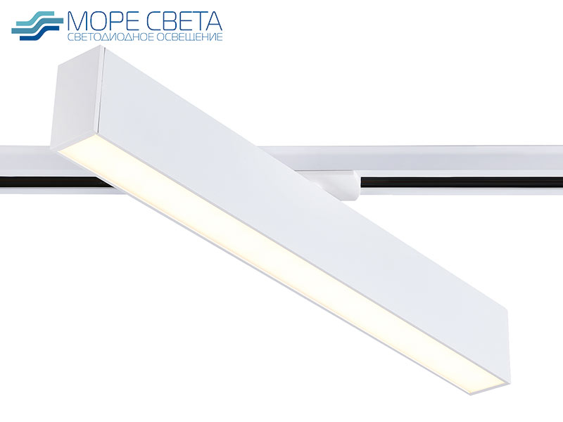 НоменклатураПрисоединенныеФайлы Трековый LED светильник Ambrella GL6769 WH 24W 3000K 600mm Белый