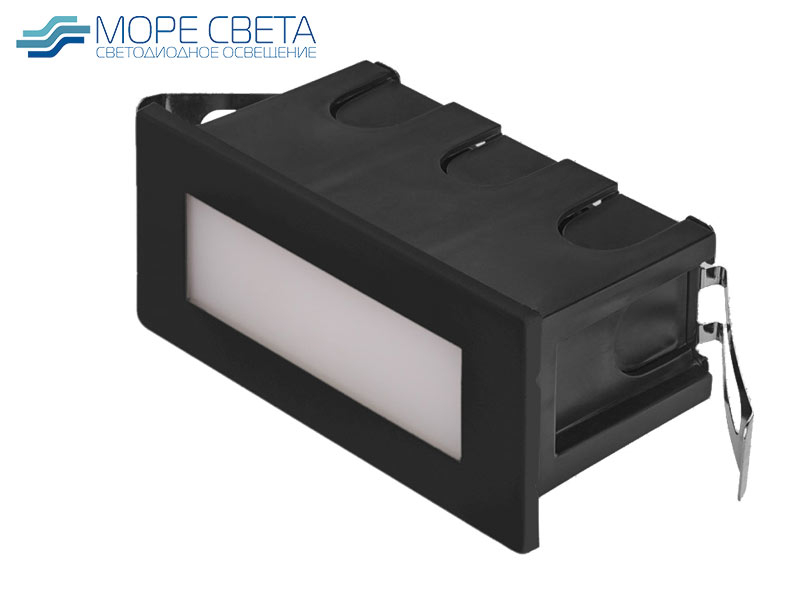 НоменклатураПрисоединенныеФайлы Лестничный LED светильник Imex 0013.2635 1.5W 4000-4500K IP65 черный