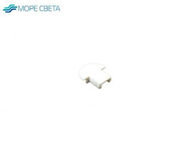Заглушка для профиля SL-31549 белая с отверстием