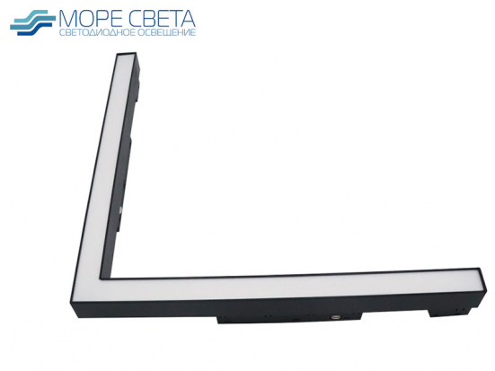 Светильник трековый магнитный IZILED 1724BK 4в1 24W 3K/4K/6K + Smart 48V 120° 320x320mm черный