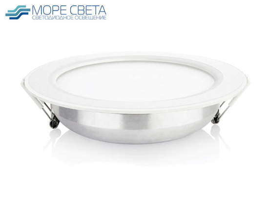 Встраиваемый умный LED светильник MiBOXER FUT066 12W RGB+MIX 220V Круг белый