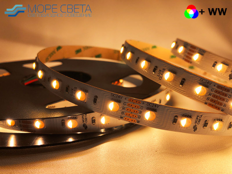 Светодиодная лента Lux SL SMD5050 60LED 19.2W 24V IP20 RGB+WW
