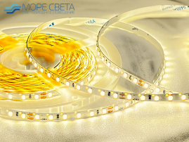 Светодиодная лента SL SMD2835 120LED 12W 24V IP20 Теплая белая 5мм
