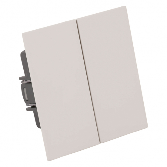 STEKKER МИЯ Переключатель (механизм) 2 кл  ПУДРОВЫЙ ЖЕМЧУГ  RSW10-3107-08 IP20