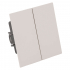 STEKKER МИЯ Переключатель (механизм) 2 кл  ПУДРОВЫЙ ЖЕМЧУГ  RSW10-3107-08 IP20