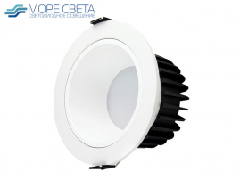 Встраиваемый умный LED светильник MiBOXER FUT071 12W RGB+MIX 220V Круг белый