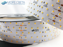 Светодиодная лента Lux SL SMD2835 350LED 36W 3000-3200K 24V IP20 58mm Теплая белая