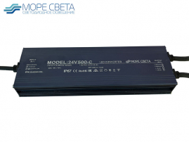 Блок питания SL 500Вт 24В 20.8A IP67 металл Slim