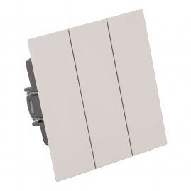 STEKKER МИЯ Выключатель (механизм) 3 кл ПУДРОВЫЙ ЖЕМЧУГ  RSW10-3108-08 IP20
