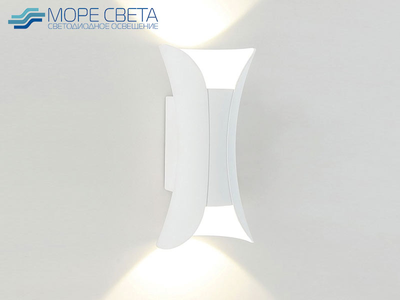 НоменклатураПрисоединенныеФайлы Настенный LED светильник Imex 0014.0007 WH 10W 4000K IP54 белый
