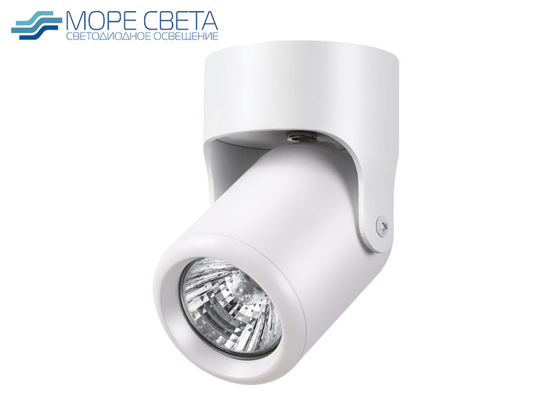 Накладной светильник Novotech Pipe 370454 WH под лампу GU10 Круг белый Накладной светильник Novotech Pipe 370454 WH под лампу GU10 Круг белый
